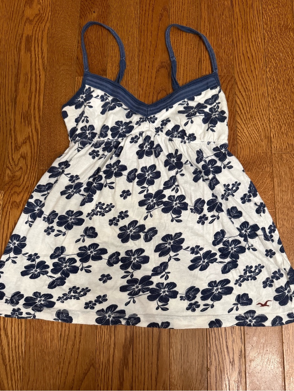 Y2K Vintage Hollister Floral Cami Tank Top Size M